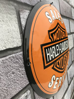 Harley Davidson Enamel Sign