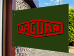 Jaguar Heritage Double Sided Metal Flange Sign