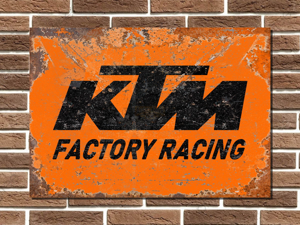 KTM Factory Racing Metal Sign– Auto Junk UK Ltd