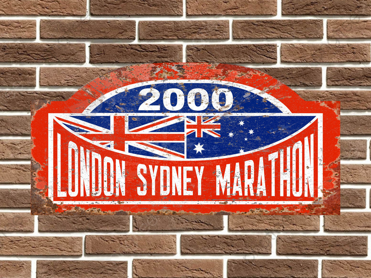 London Sydney Marathon 2000 Rally Plate