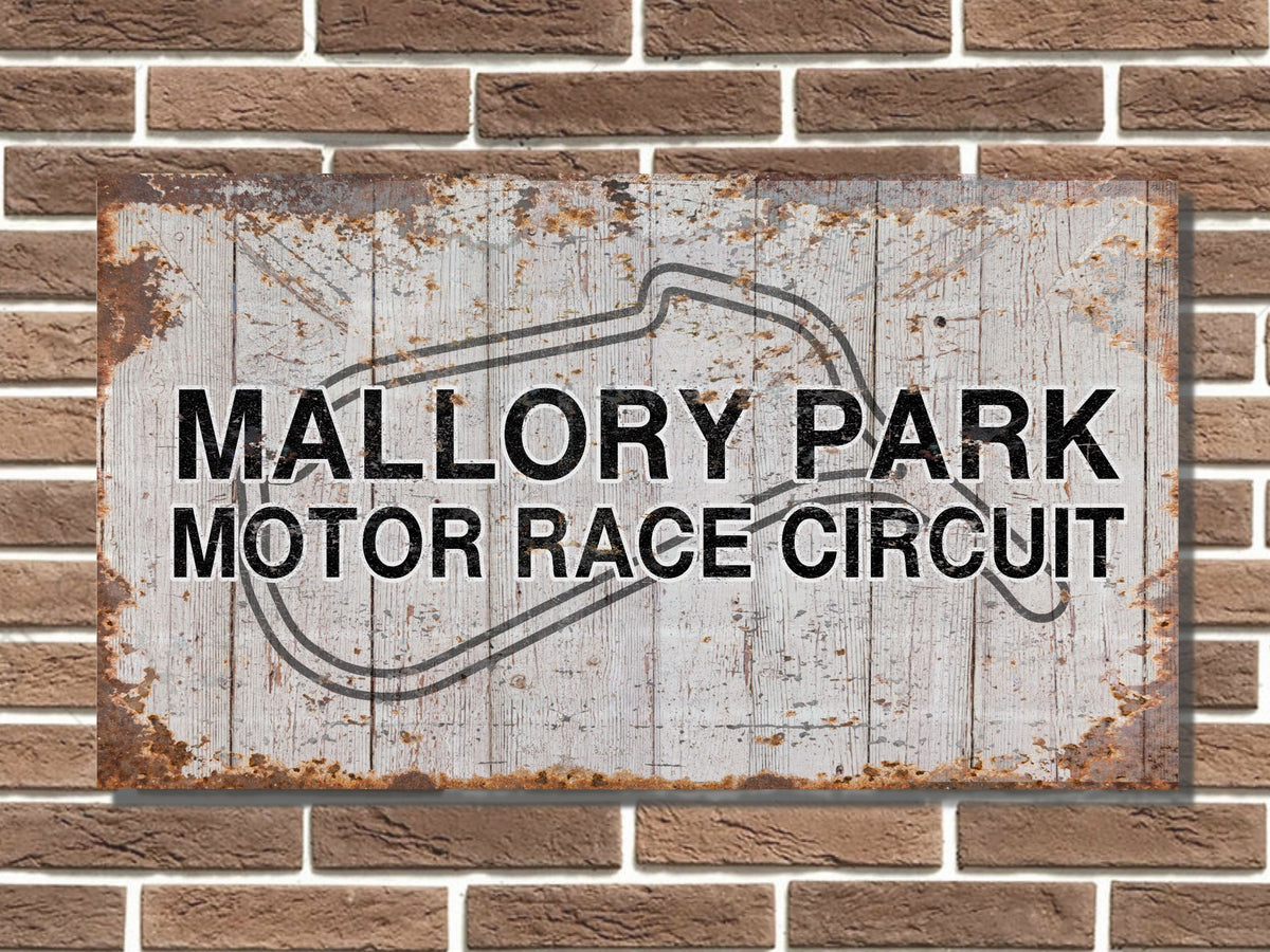Mallory Park Circuit Board Sign