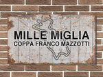 Mille Miglia Circuit Board Sign