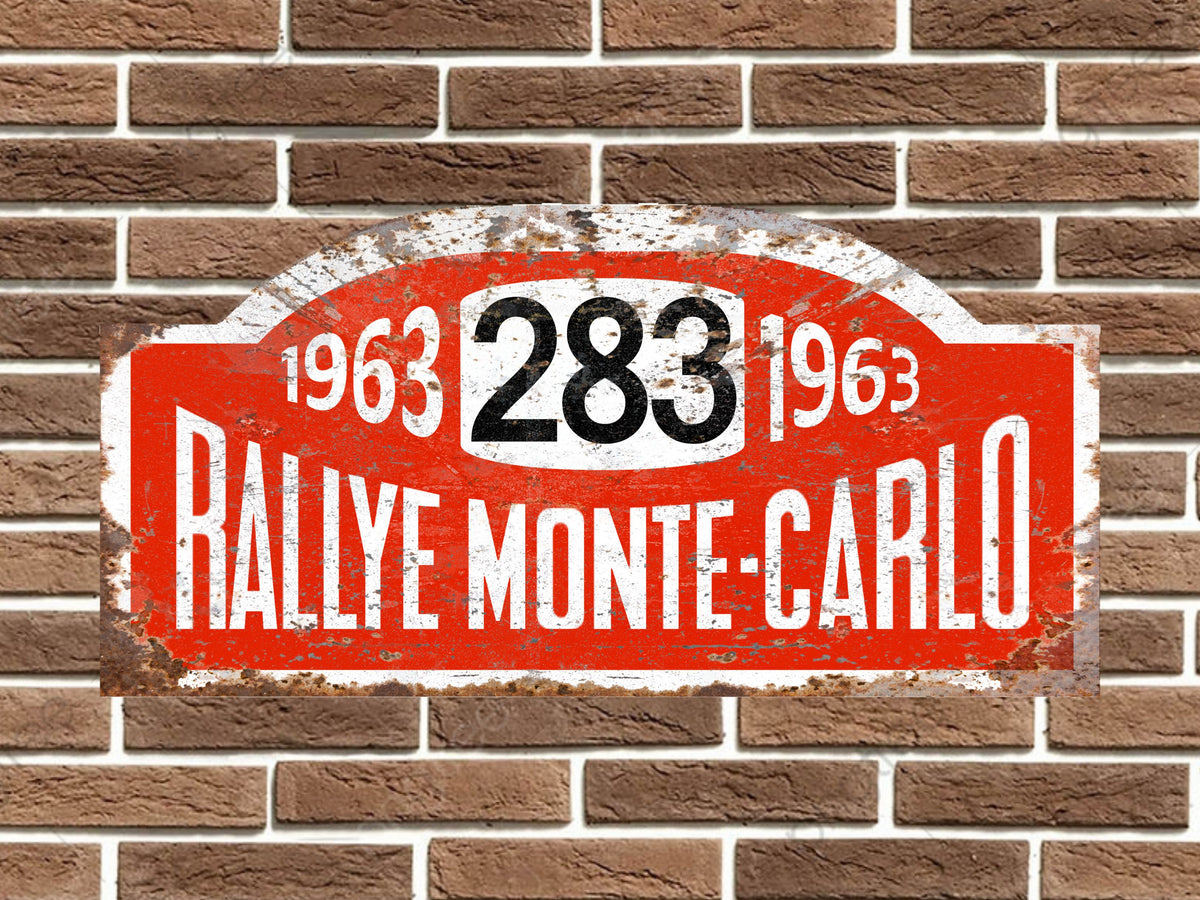 Saab 96 Rally Monte Carlo Plate