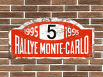 Subaru Impreza WRC (1995) Rally Monte Carlo Plate