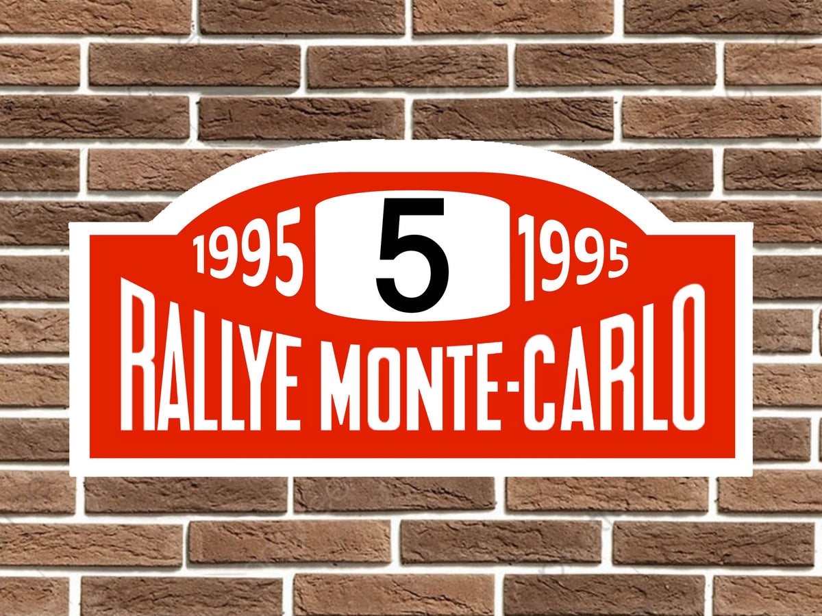 Subaru Impreza WRC (1995) Rally Monte Carlo Plate