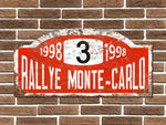 Subaru Impreza WRC (1998) Rally Monte Carlo Plate