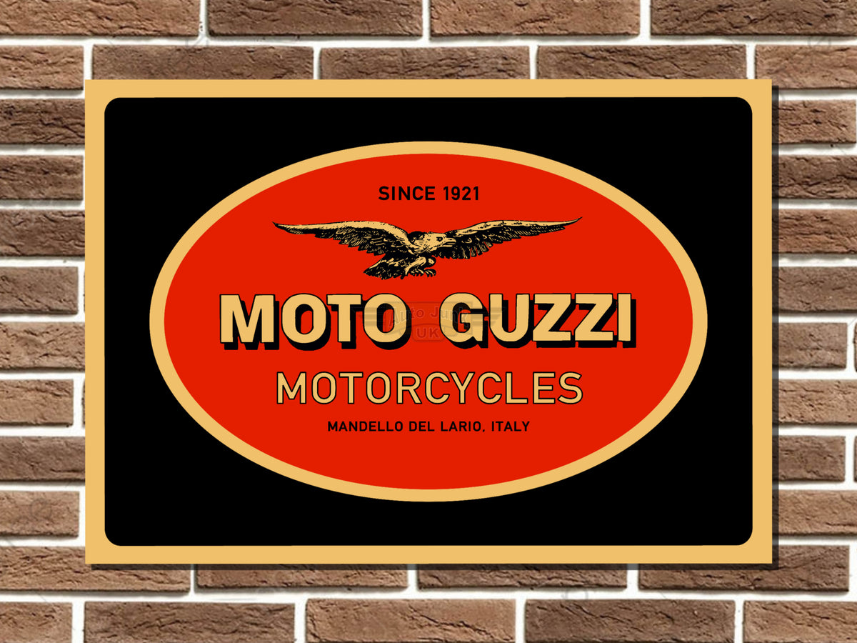 Moto Guzzi Metal Sign