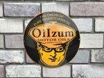Oilzum Enamel Sign