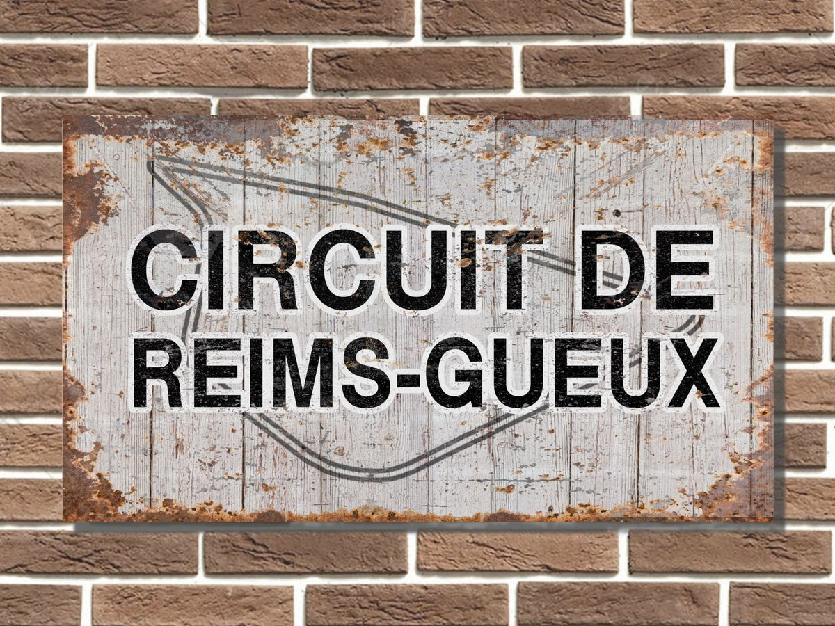 Reims Motor Circuit Board Sign