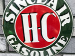 Sinclair HC Gasoline Enamel Sign