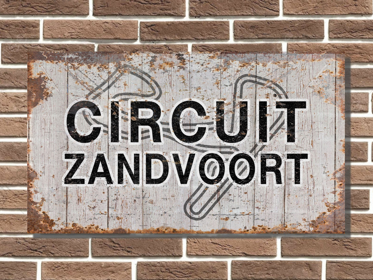 Circuit Zandvoort Circuit Board Sign