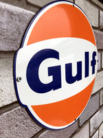 Gulf Enamel Sign