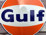 Gulf Enamel Sign